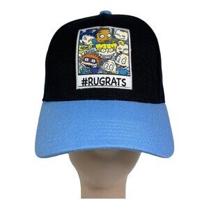 Nickelodeon Rugrats patch Adjustable Snapback baseball Hat Cap Black